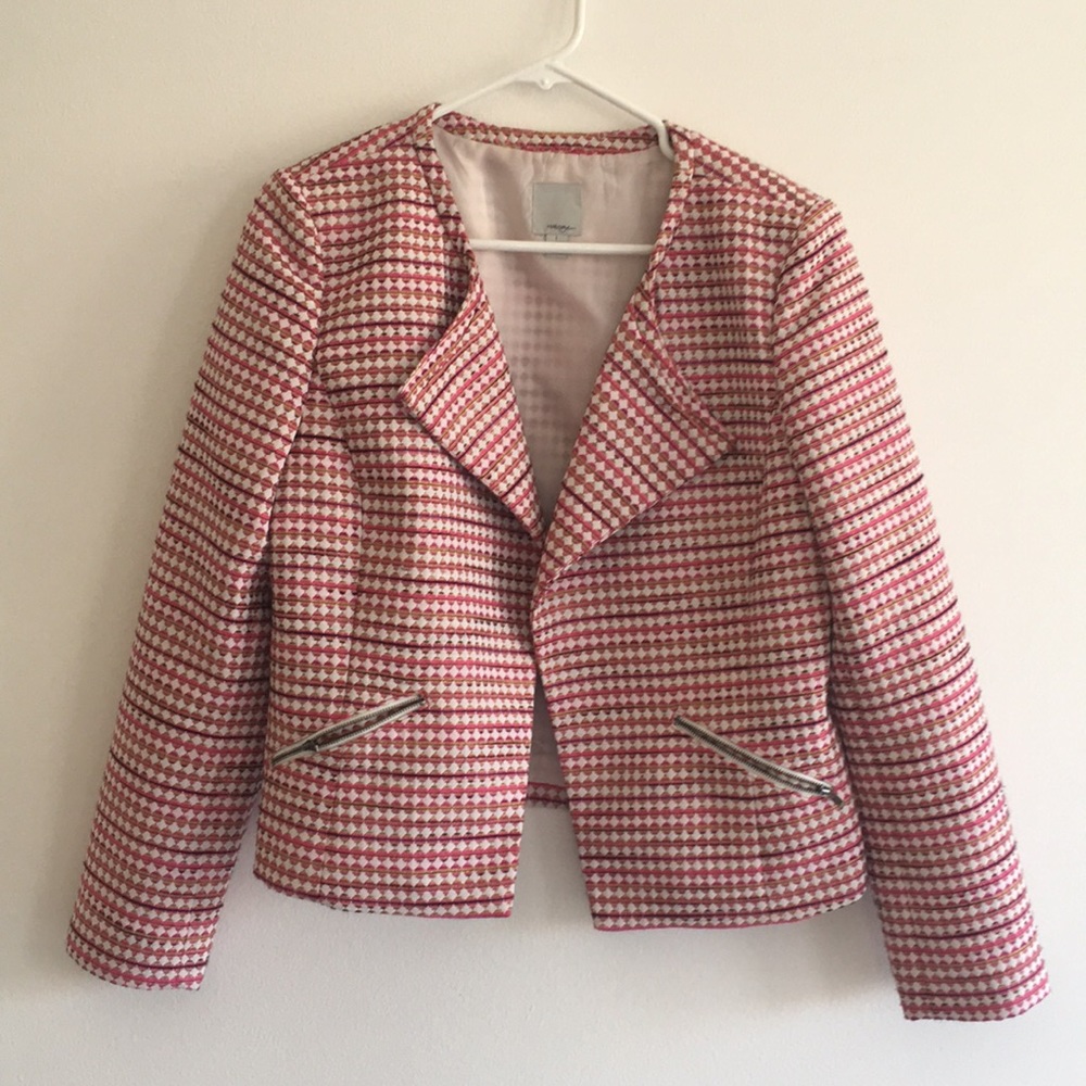 Halogen Women’s Pink n White Blazer